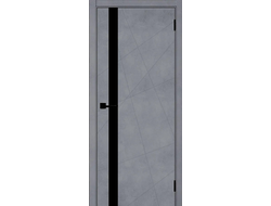 Дверь Межкомнатная Модель - Тоскана !Бетон серый" ЛЧ