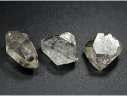 Кварц "Хёркимерский алмаз", сросток кристаллов в ассортименте, США (14-18 мм, 1,6-1,8 г) №28127