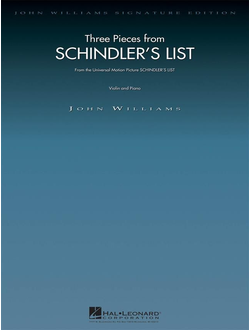 John Williams 3 Pieces from Schindler's List for Violin & Piano