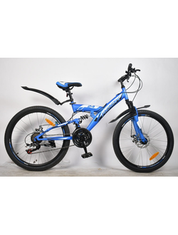 Велосипед Rook 24" TS240D сине-чёрный