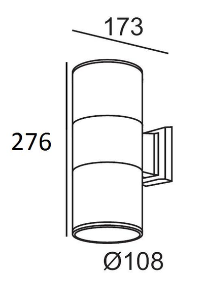 Светильник архитектурной подсветки  серии TUBE  78000 b