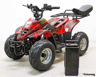 Квадроцикл GreenCamel Gobi K70 (12Ah 36V 800W R7 Дифференциал) Армейский красный