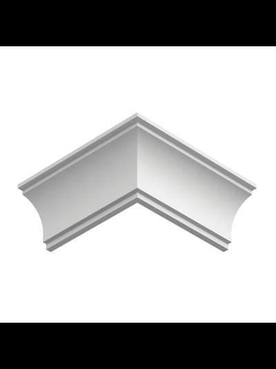 Потолочный карниз Ultrawood CR2340, из ЛДФ-декора, под покраску, 2 m.