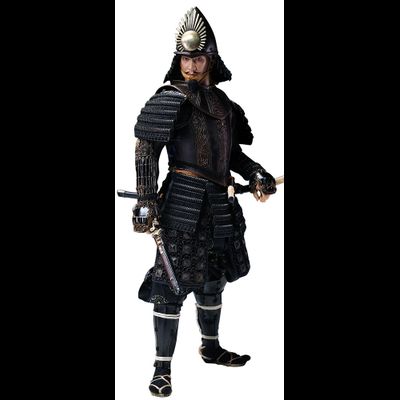 Ода Нобунага (медная броня) - КОЛЛЕКЦИОННАЯ ФИГУРКА 1/6 scale SERIES OF EMPIRE BLACK EURO-STYLE SAMURAI ARMOR ODA NOBUNAGA STANDARD COPPER VERSION (SE132) - COOMODEL