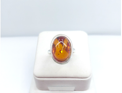 Кольцо "Коньячный овал"