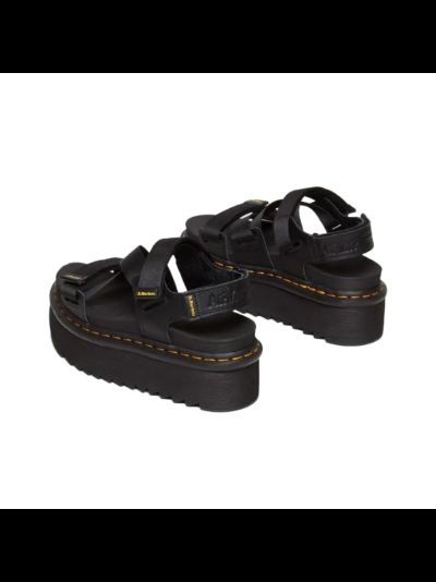 DR. MARTENS KIMBER TOUCH-STRAP PLATFORM SANDALS
