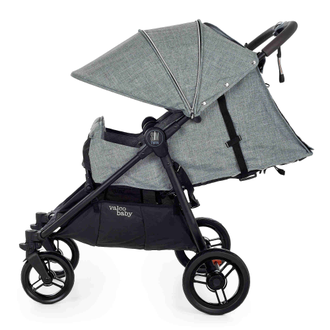 Коляска прогулочная для двойни Valco Baby Slim Twin Grey Marle