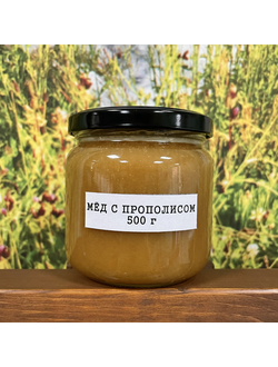 Мед с прополисом 500 г