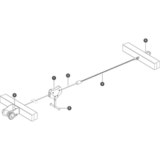 Стартовая пружина к канатной дороге KBT Zip Wire, длина 1,5 м, арт. 241.003.011.001