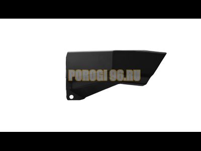 Передний силовой бампер серии Туризм на Chevrolet NIVA 2002-2020 (02.106.01)