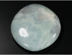 Берилл голубой (Аквамарин), полировка плоская, Бразилия (39*37*9 мм, 28 г) №35647