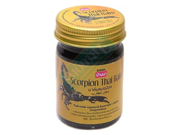 Черный Бальзам с ядом Скорпиона Scorpion Thai Balm Banna, 50 гр