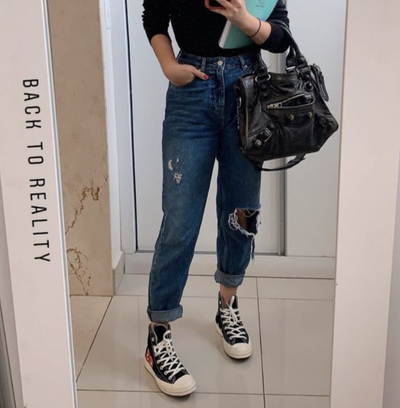 кеды для девушек черного цвета купить в Москве 150204C Converse Comme Des Garcons