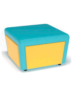 Детский квадратный пуф 1-но местный 450х450х300