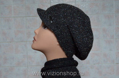 Вязаная кепка и шарф Италия 2018 Визио Vizio