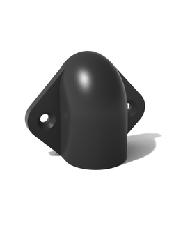 Адаптер угловой широкий D16 Чёрный