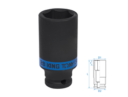 Головка торцевая ударная глубокая шестигранная 1/2", 28 мм KING TONY 443528M