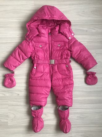 М.17-68 Комбинезон Moncler малиновый (68,74,80,86)