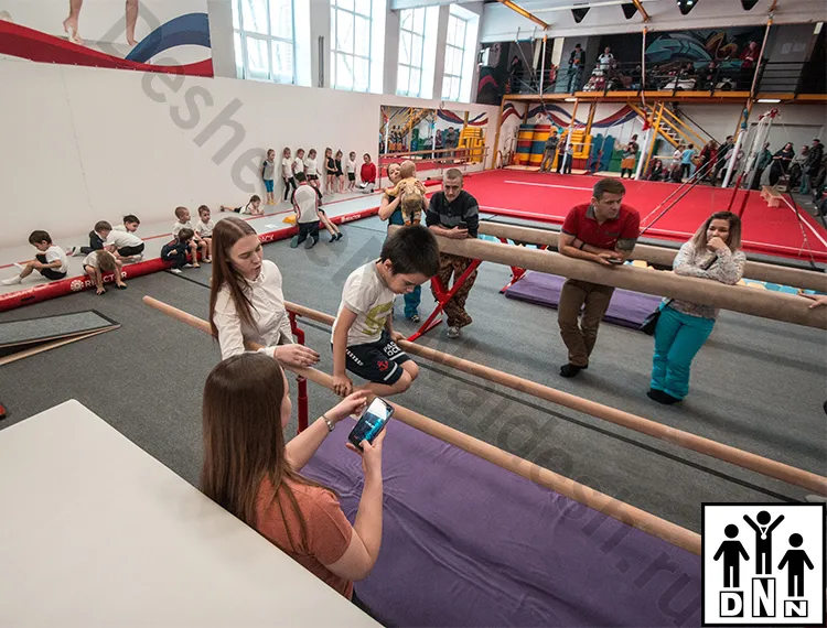 Помост гимнастический на пружинной основе. Томск,  Реактор