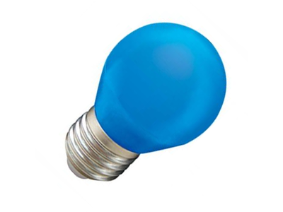 Лампа светодиодная Ecola шар G45 E27 5W Синий матов. 77x45 K7CB50ELB