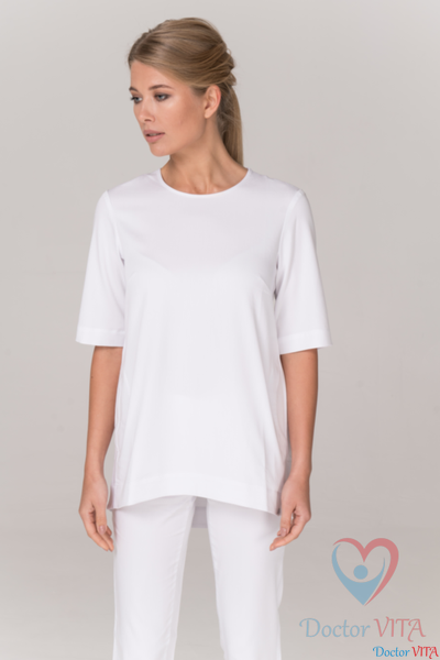 ТУНИКА МЕДИЦИНСКАЯ DR.SUPER "HELEN" БЕЛАЯ