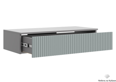 Сканди тумба консольная ТМ-001 (МДФ) Серый Шифер / Грин Грей Софт матовый