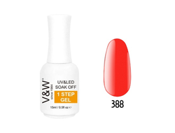 Гель-лак однофазный ONE STEP 15 мл.-- Gel Lac ONE STEP, 15 ml--- 388