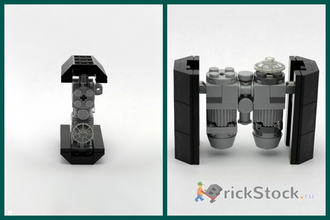 # 75008 Микро–«Имперский Бомбардировщик СИД» и Поле Астероидов / TIE Bomber & Asteroid Field (2013)