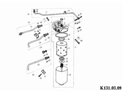 Топливный фильтр д2500 каталог
