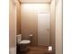 Ванная и туалет в двухуровневой квартире в ЖК "Город набережных" (Московская область)