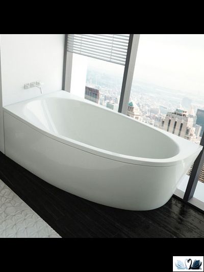 Ванна Azario Kapris 160x90 см AV.0002160, акриловая, левая асимметричной формы