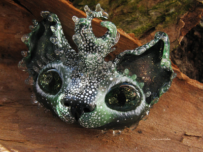 Фэнтези-брошь "Лесной ЛосеРог" из серии Лесных КотоРогов