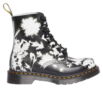 Ботинки Dr. Martens 1460 Pascal Floral Black White Phantom