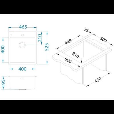Мойка Alveus Pure 20