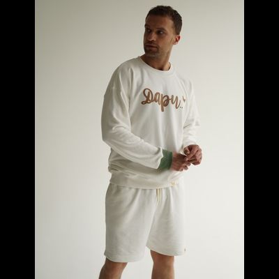 ШОРТЫ УНИСЕКС "ПРИЯТНО" БЕЛЫЕ