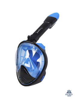 Маска Полнолицевая Marlin SEA black/blue р.S/M