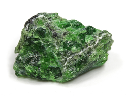 Хромдиопсид, необработанный "дикий" образец, Россия, Якутия (23*17*13 мм, 6,6 г) №28336