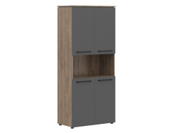 Шкаф с 2-мя комплектами глухих малых дверей  MHC 85.4