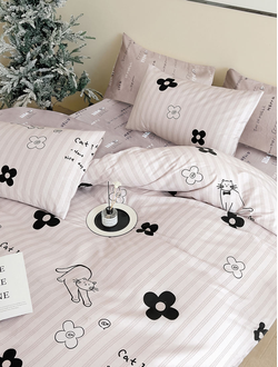 Постельное белье TANGO Twill сатин двуспальное 180x210x1 220x245x1 50x70x2 TPIG2-2043-50