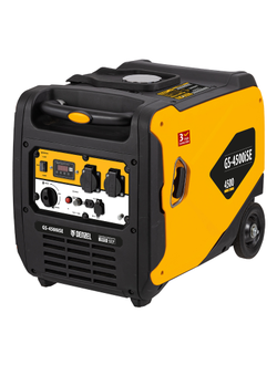 Генератор инверторный GS-4500iSE, 4,5 кВт, 230 В, закрытый корпус, электростартер Denzel