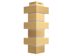 Угол Флемиш, желтый жженый