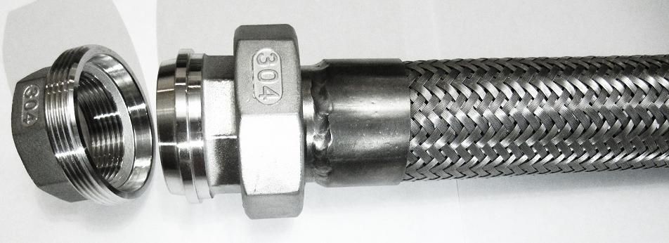 МРВД Металлорукав высокого давления с разъемными соединениями американка из нержавейки