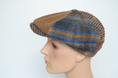 Кепка восьмиклинка Alfonso D ' Este 42052 клетка