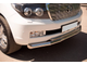 Защита переднего бампера для TOYOTA LC 200 (2007-2015), d76/d48