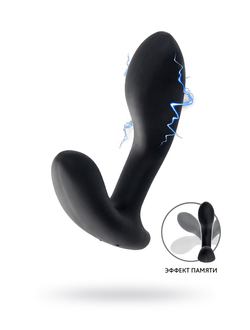 46455 Электростимулятор Mystim Flexing Flavio, силикон, черный, 9 см