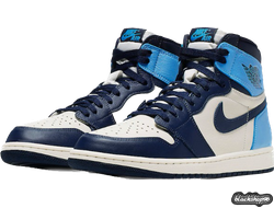 NIKE AIR JORDAN 1 Obsidian С ШЕРСТЬЮ (35-45)
