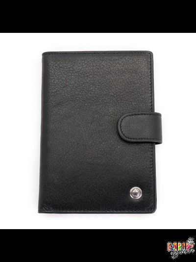 Мужская кожаная обложка для автодокументов Dierhoff Д 8100-084