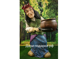 БАБА ЯГА 75*53*43 см  7кг   полистоун Россия 6279/012718