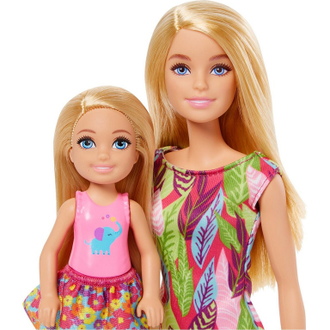 Barbie Набор игровой 2 куклы +3 питомца, GTM82