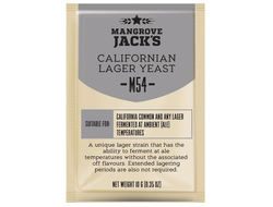 Дрожжи пивные "Mangrove Jacks" Californian Lager M54, 10 гр